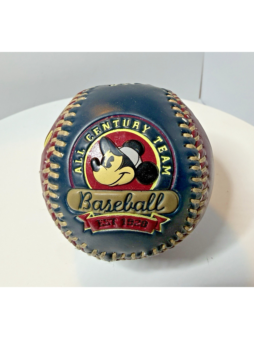 Walt Disney Steamboat Mickey All Century Team Baseball Ball Souvenir Promotional
